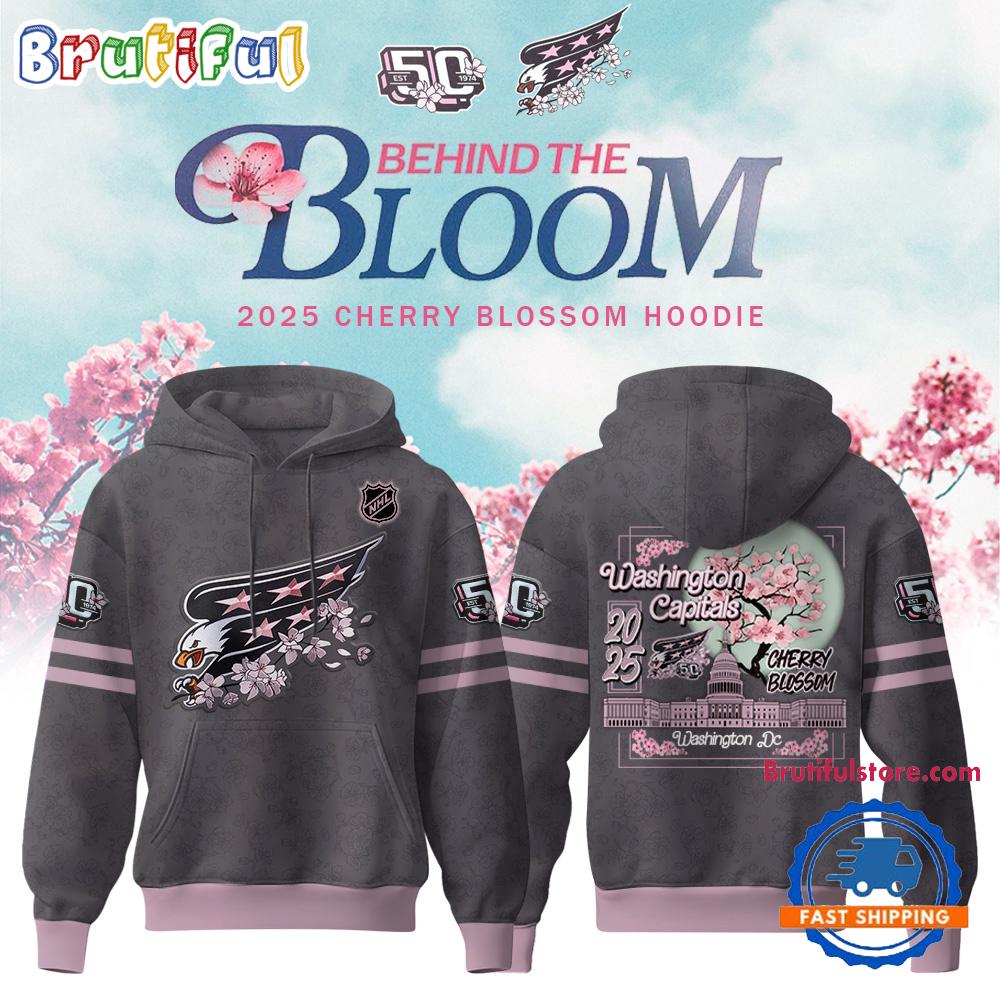 Washington Capitals 50th Anniversary Cherry Blossom Hoodie Gift For Sport Music Fans