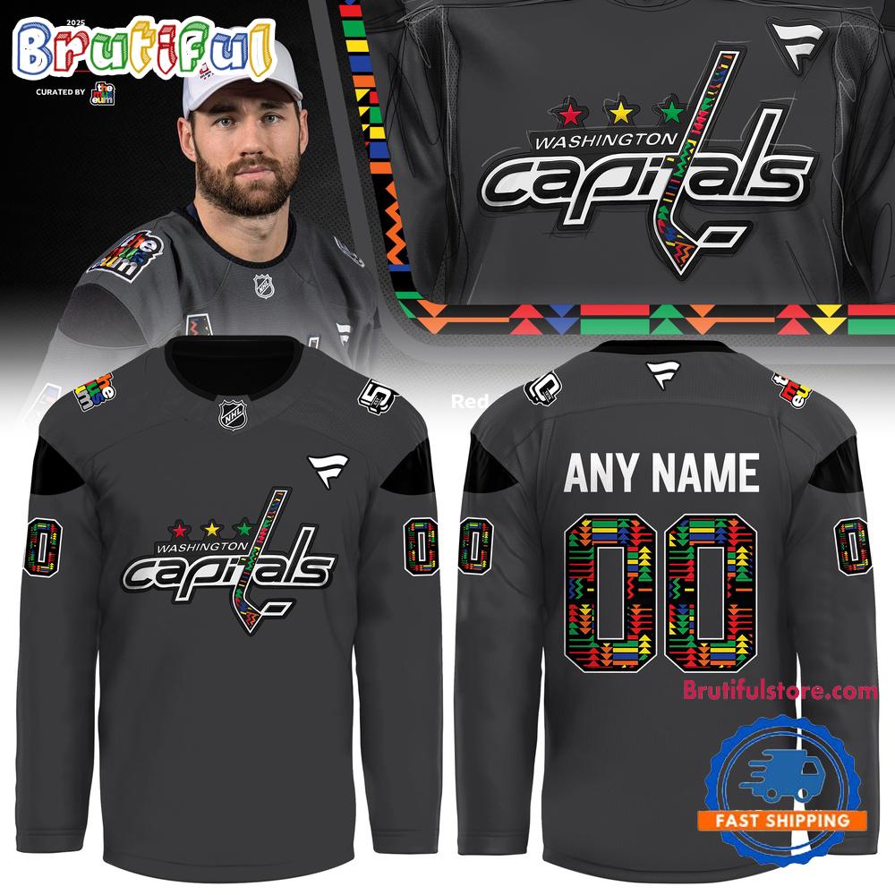 Washington Capitals Celebrating Black History Custom Hockey Jersey