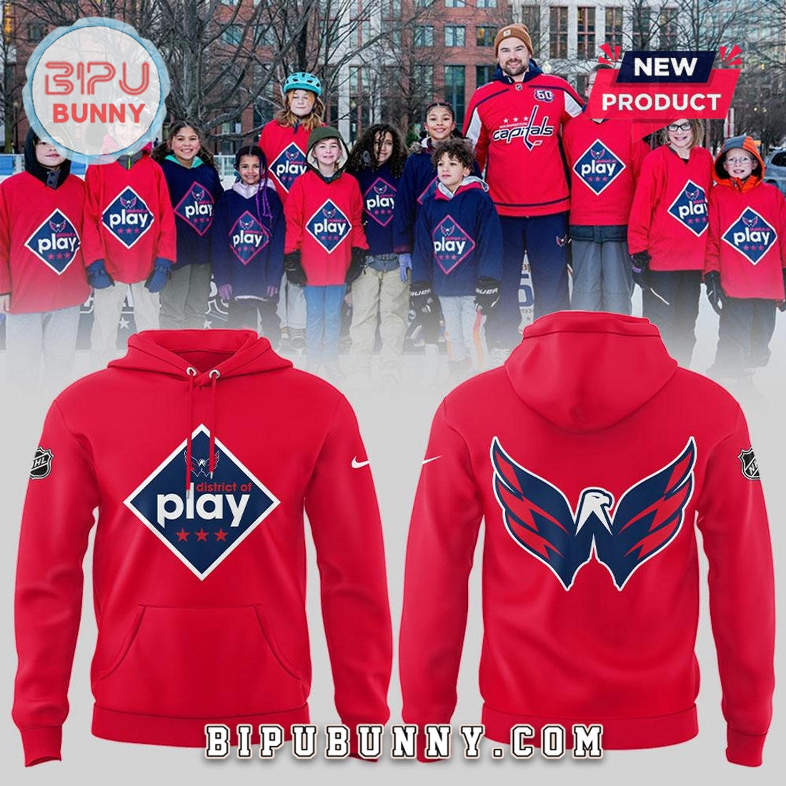 Washington Capitals District of Play Hoodie