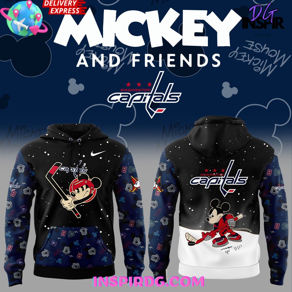 Washington Capitals Mickey & Friends Special Hoodie