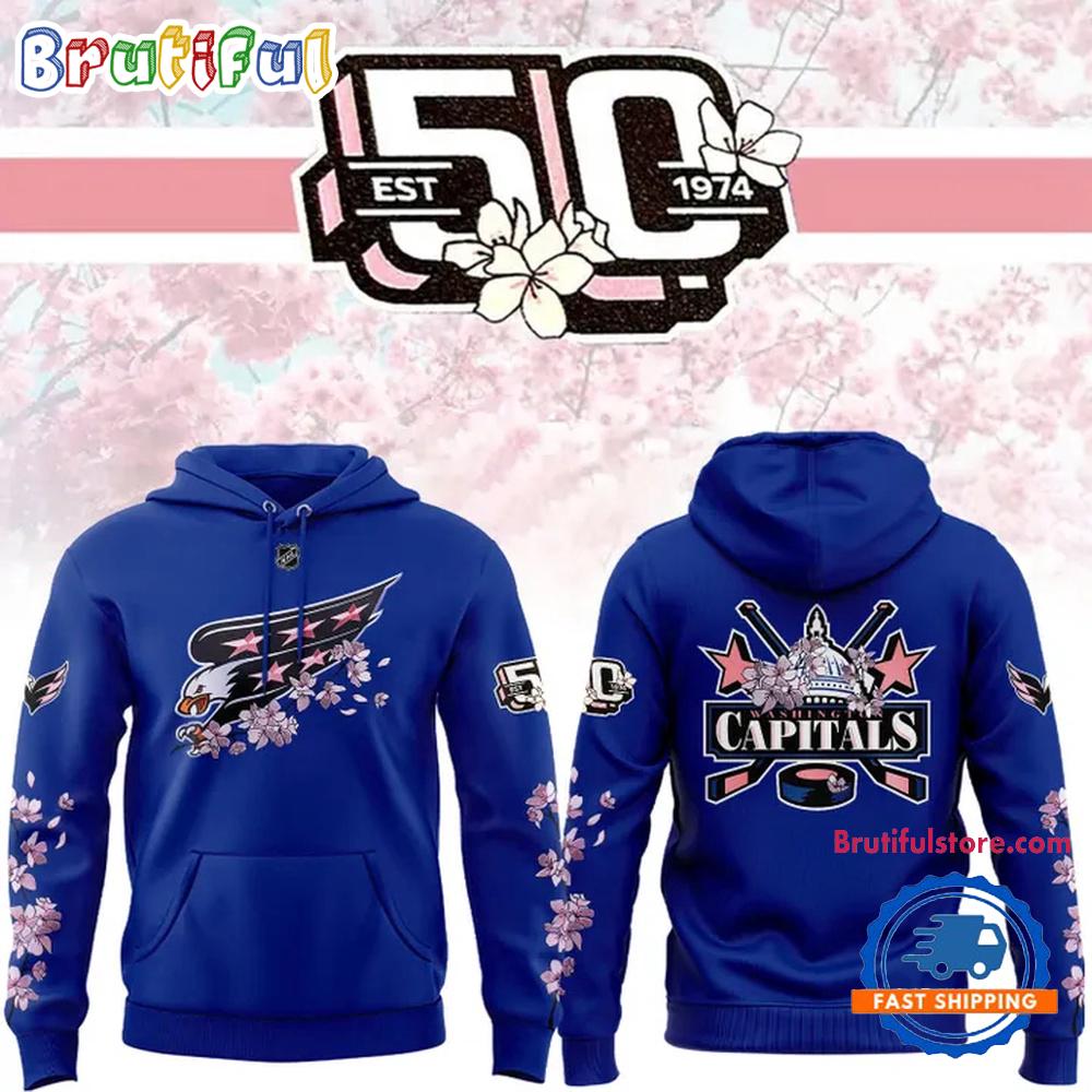 Washington Capitals NHL 2025 Cherry Blossom New Hoodie Gift For Sport Music Fans