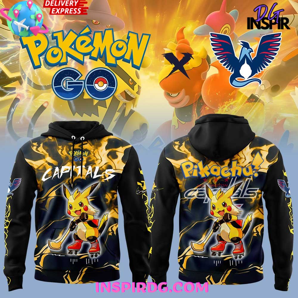 Washington Capitals Pokemon GO Special Hoodie