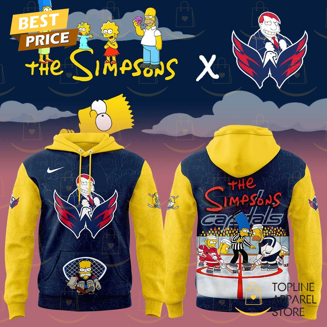 Washington Capitals The Simpsons Hoodie