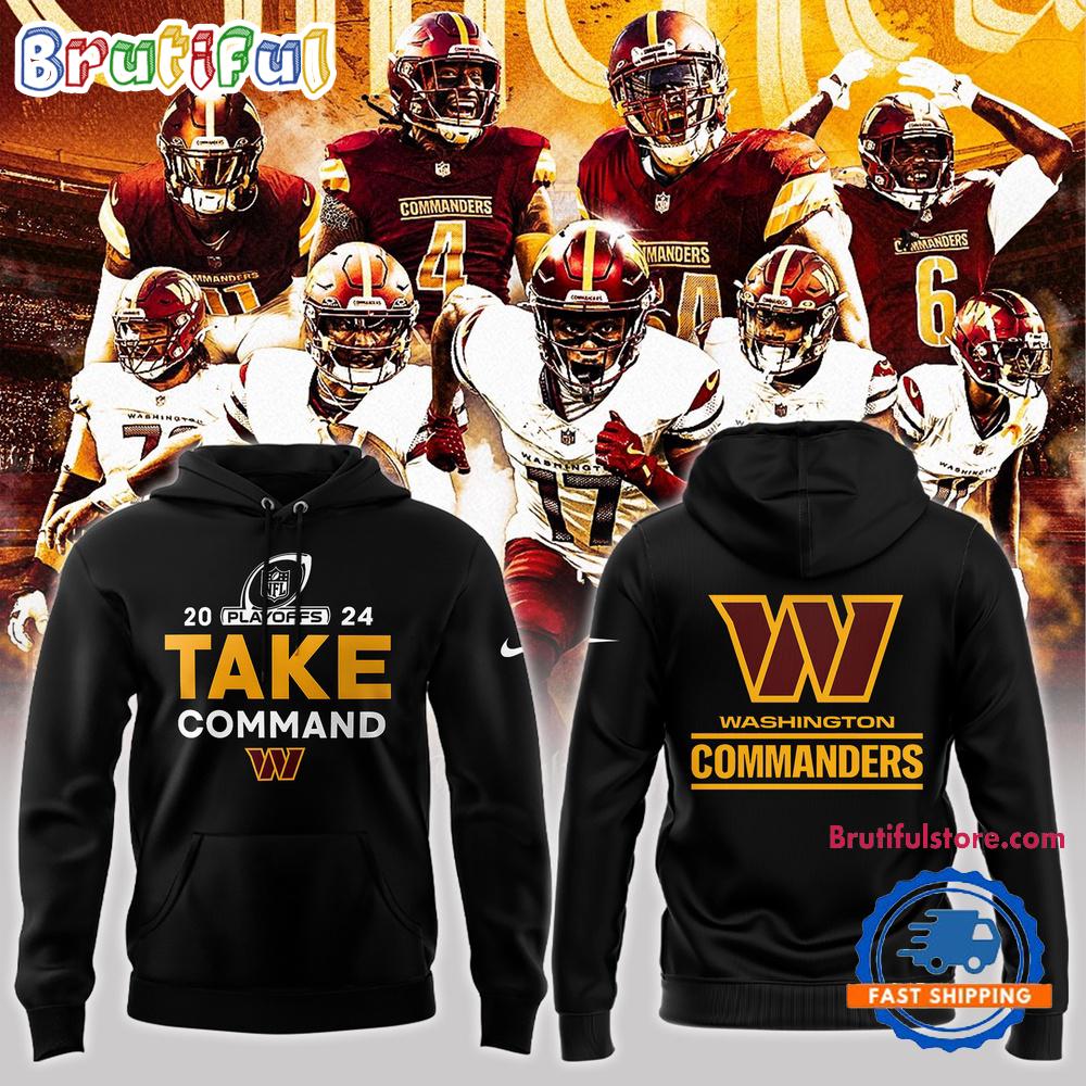 Washington Commanders 2024 NFL Playoffs Hoodie Shirt