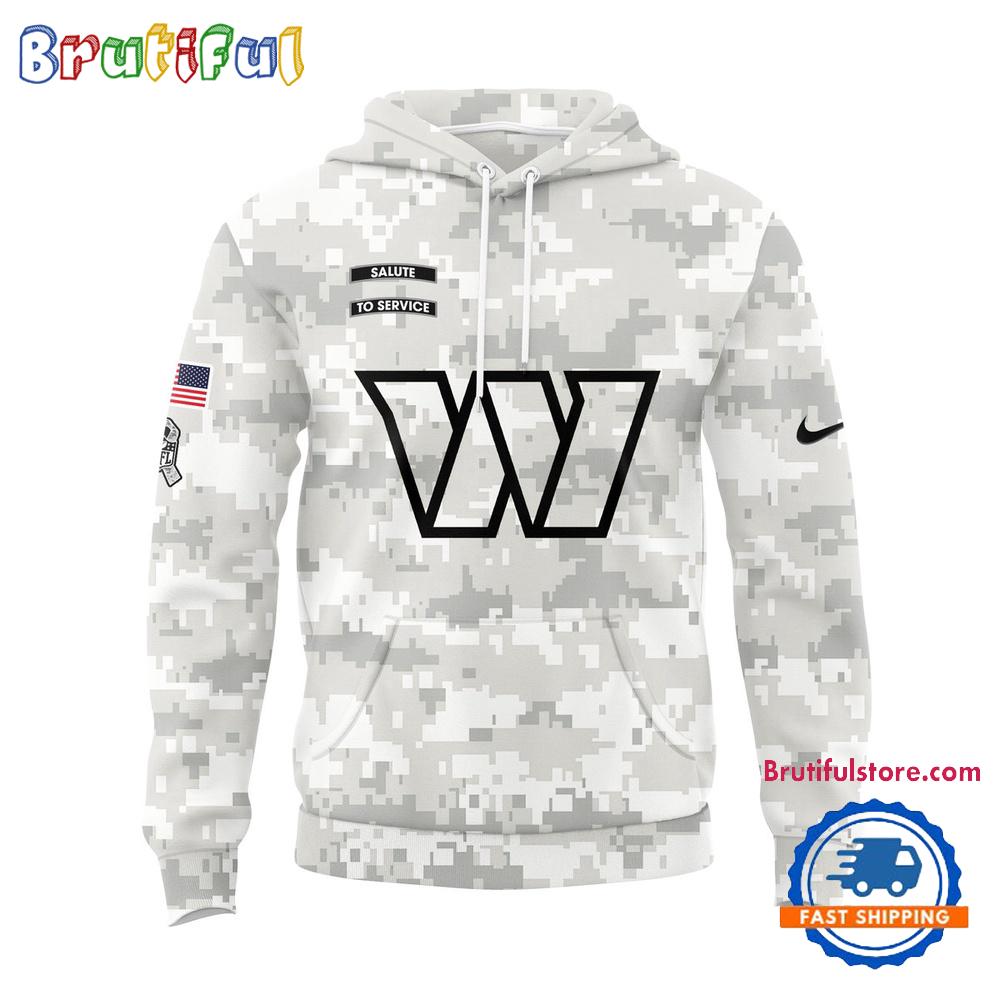 Washington Commanders Arctic Camo Salute to Service Club Hoodie