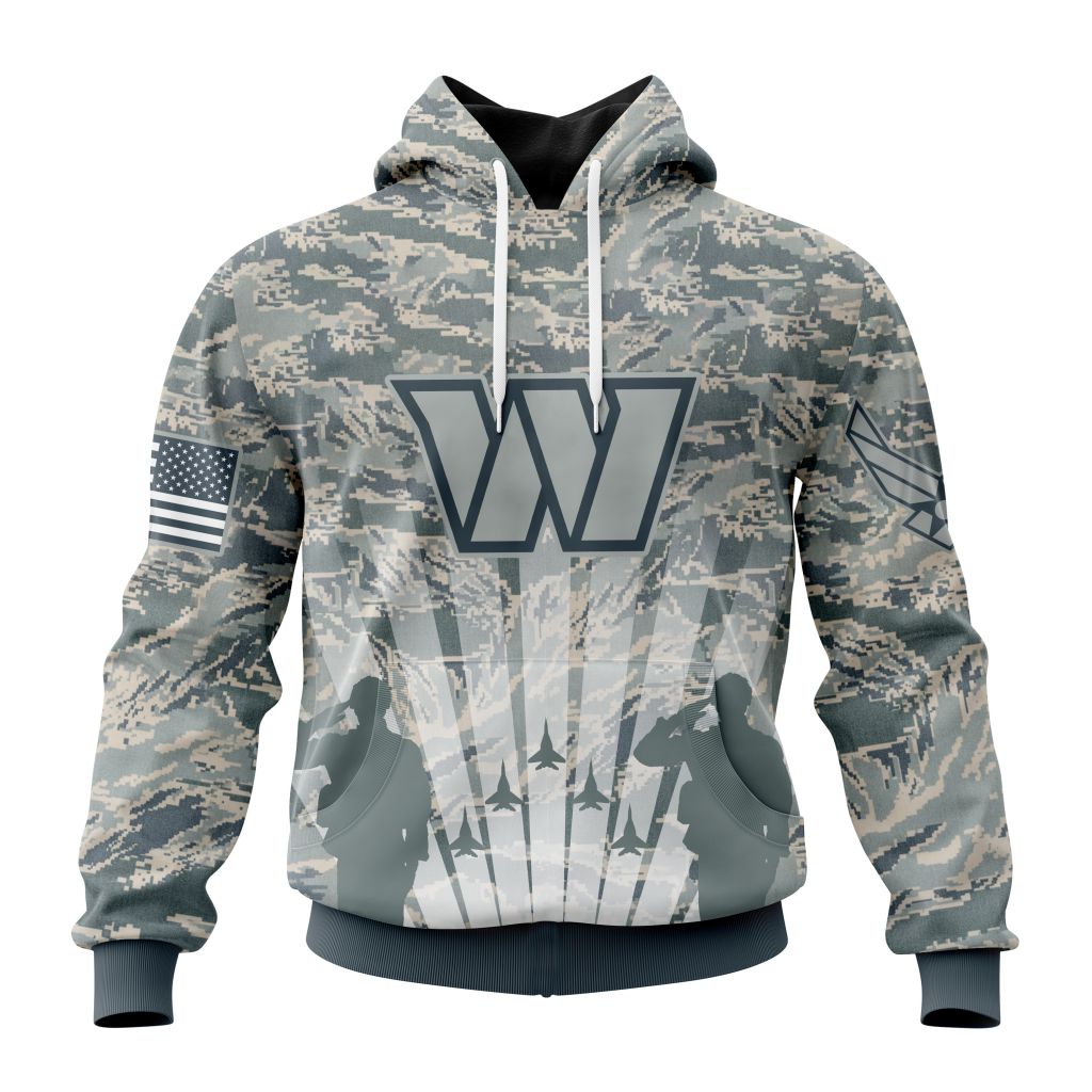 Washington Commanders Army Camo V4 NFL Football Team Hoodie