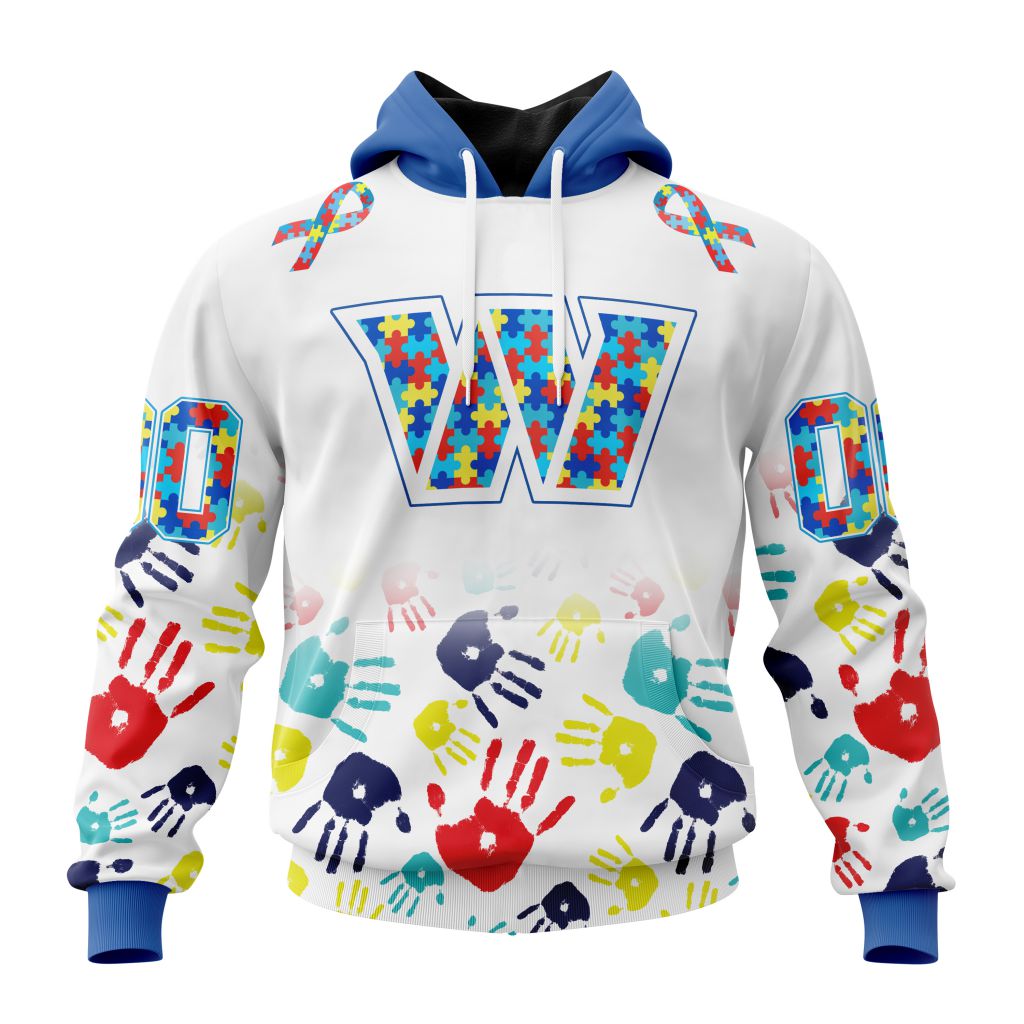 Washington Commanders Autism NFL Football Team Hoodie