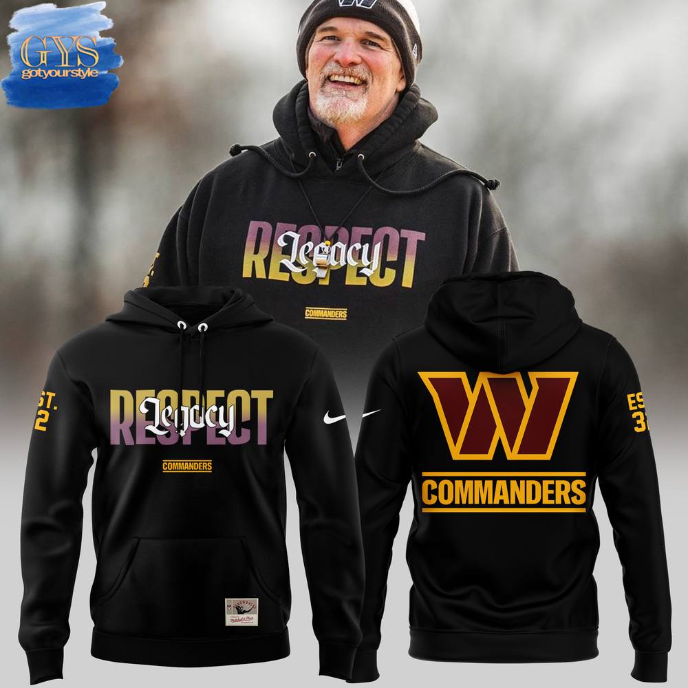 Washington Commanders Doug Williams Mitchell And Ness Black Legacy Respect Hoodie
