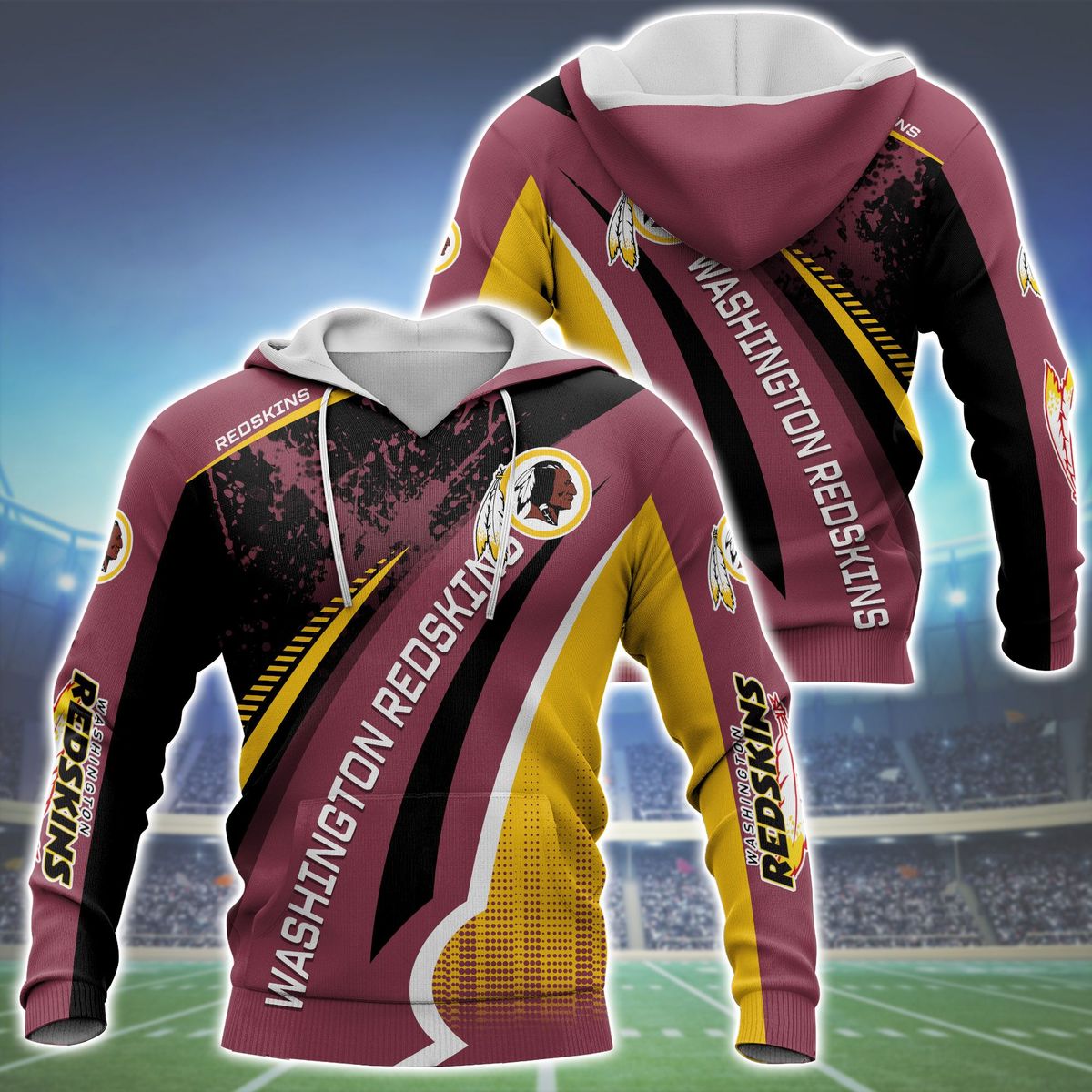 Washington Commanders Dust V1 NFL Football Team Hoodie
