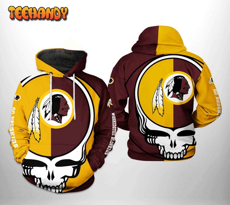Washington Commanders Grateful Death NFL Football Team Hoodie