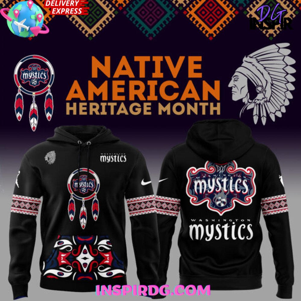 Washington Mystics Native American Heritage Month 2025 Hoodie