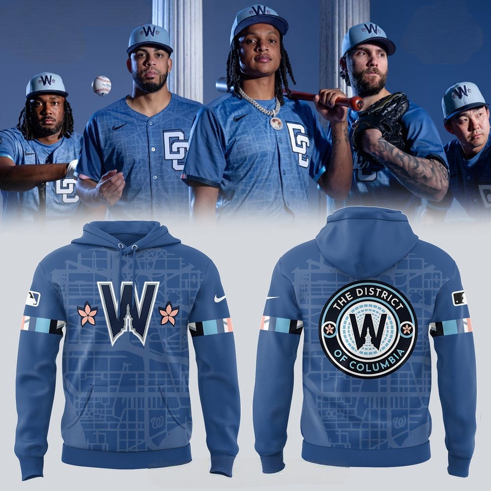 Washington Nationals 2025 City Connect Hoodie For Fans