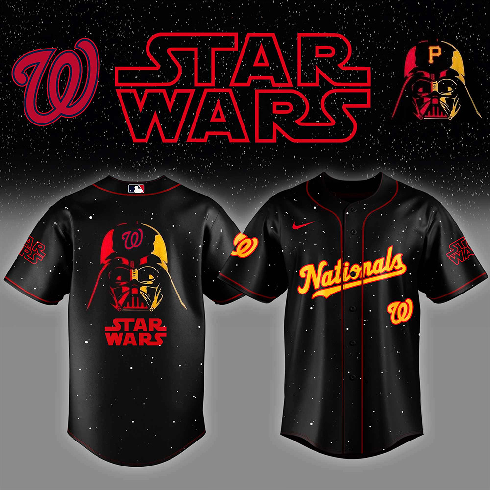 Washington Nationals x Star Wars Night Baseball Jersey Baseball Enthusiast Gifts