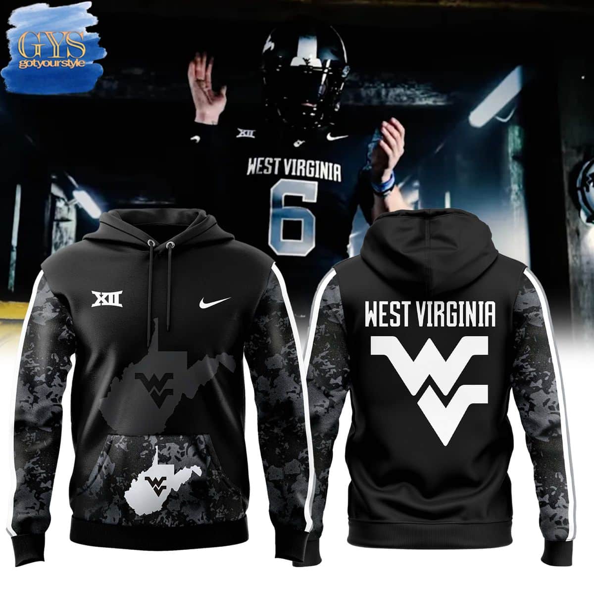 West Virginia 2024 Coal Rush Limited Edition Blackout Hoodie Gift For Sport Music Fans