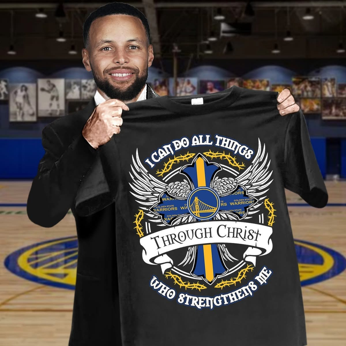 West Virginia I Can Do All Things Who Strengthens Me Through Christ Wings T-Shirt Gifts For Fan