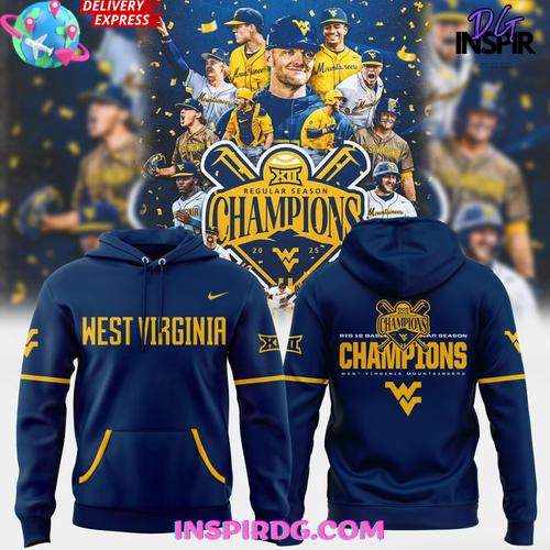 West Virginia Mountaineers 2025 REGULAR SEASON Champions Limited Edition Hoodie Premium Merchandises