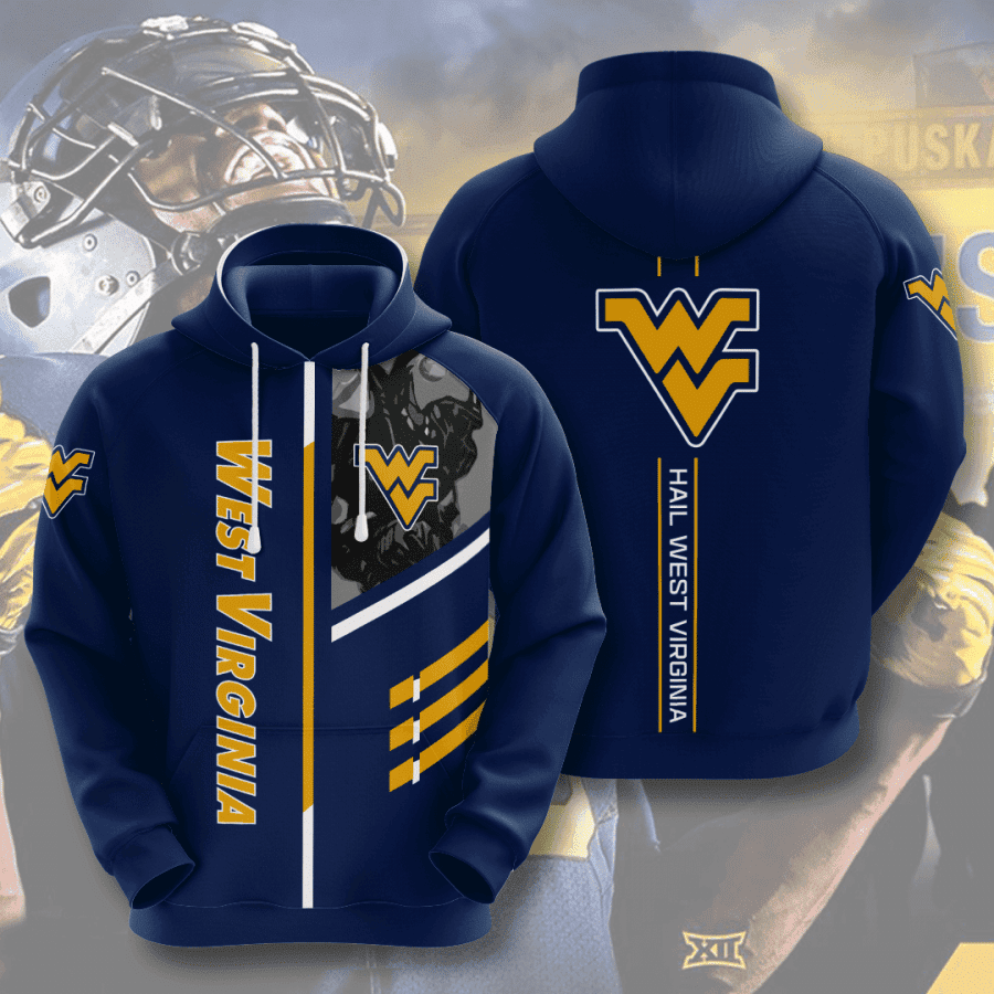 West Virginia Mountaineers Hoodie  Zip Hoodie Version 112