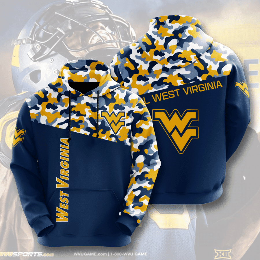West Virginia Mountaineers Hoodie  Zip Hoodie Version 559