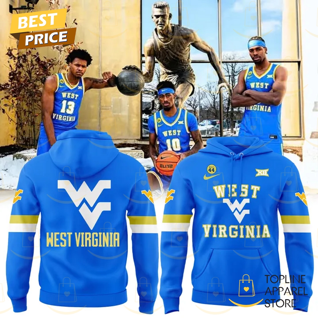 West Virginia Mountaineers Men Basketball Jerry West 44 Hoodie Gift For Sport Music Fans