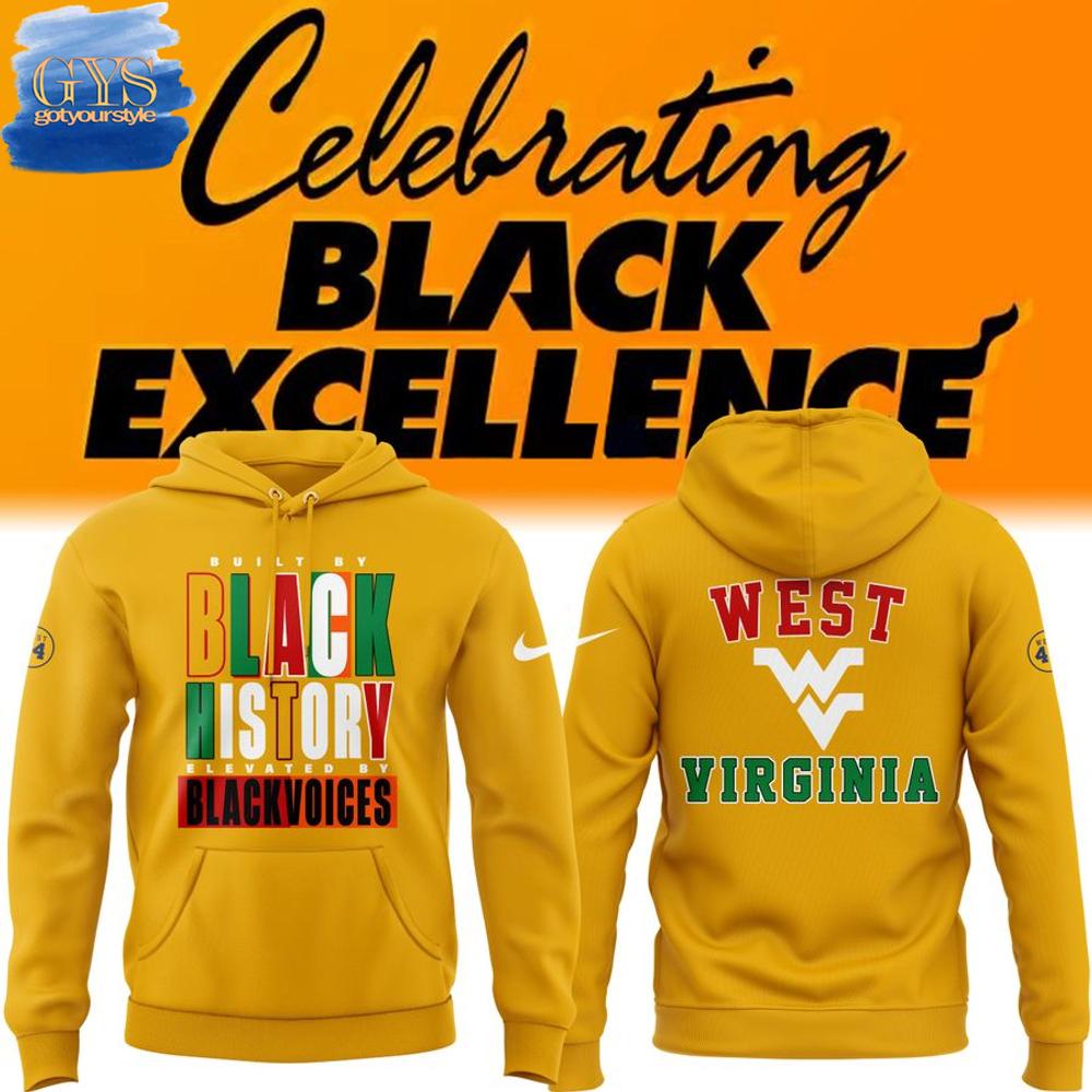 West Virginia Mountaineers x Black Excellence Night Limited Edition Hoodie