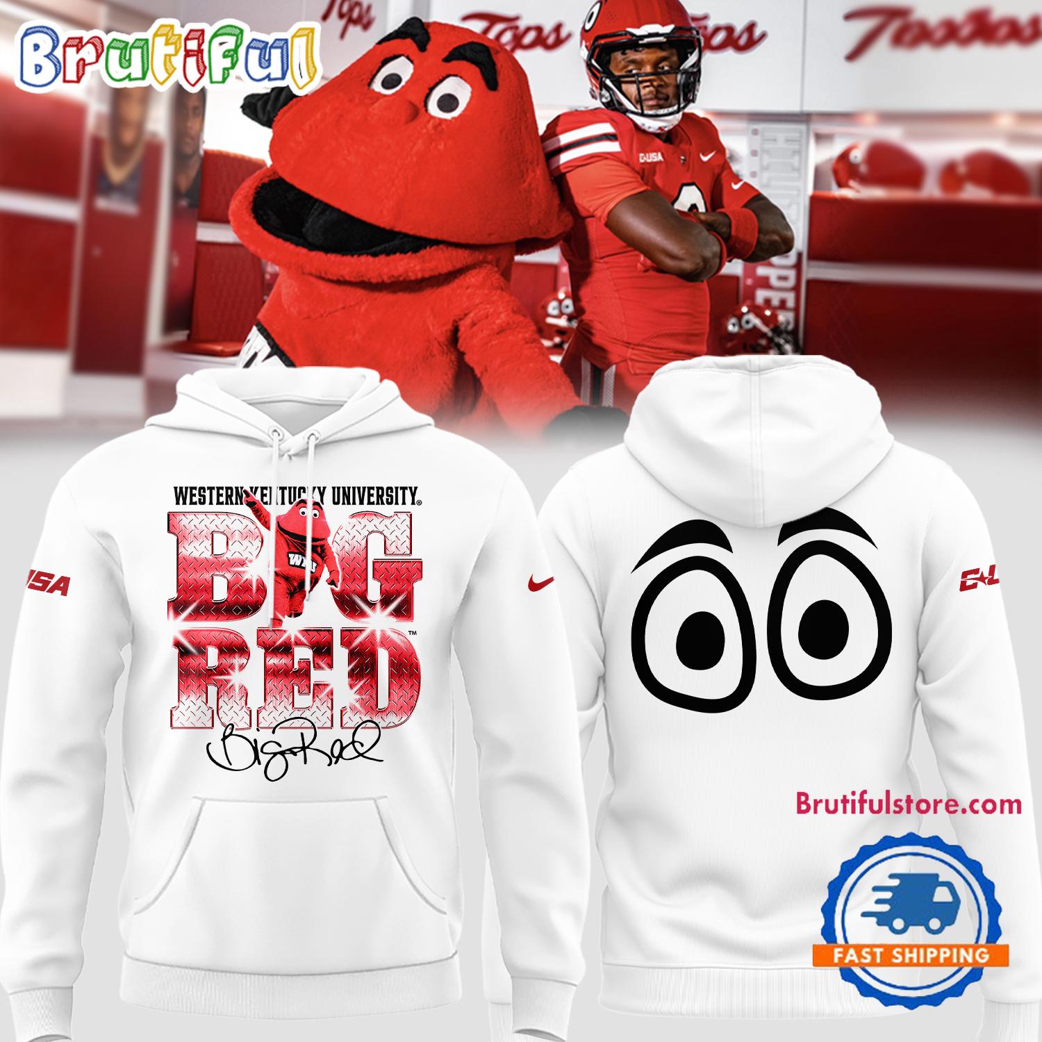 Western Kentucky Hilltoppers Football Big Red Hoodie