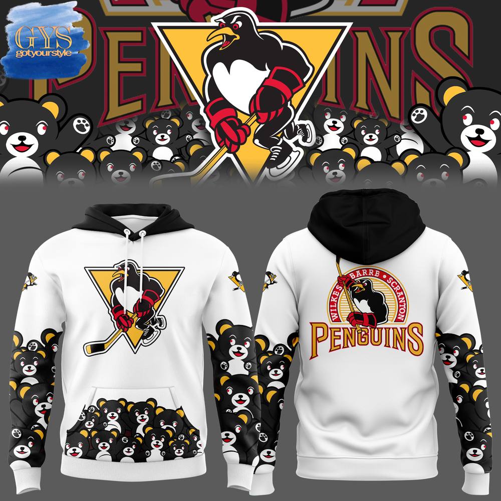 Wilkes Barre Scranton Penguins Teddy Special New Edition Hoodie