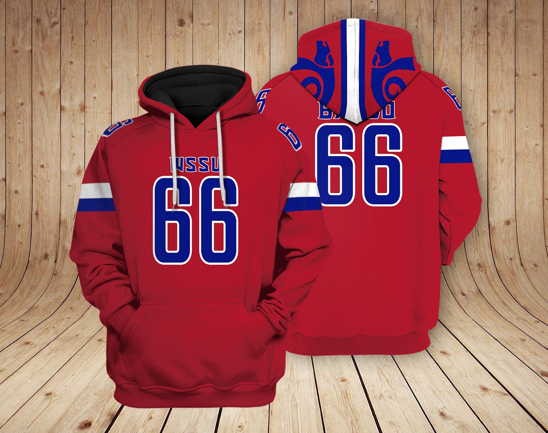Winston Salem Football Custom 3D printed Sweatshirt Hoodie Zipped Hoodie