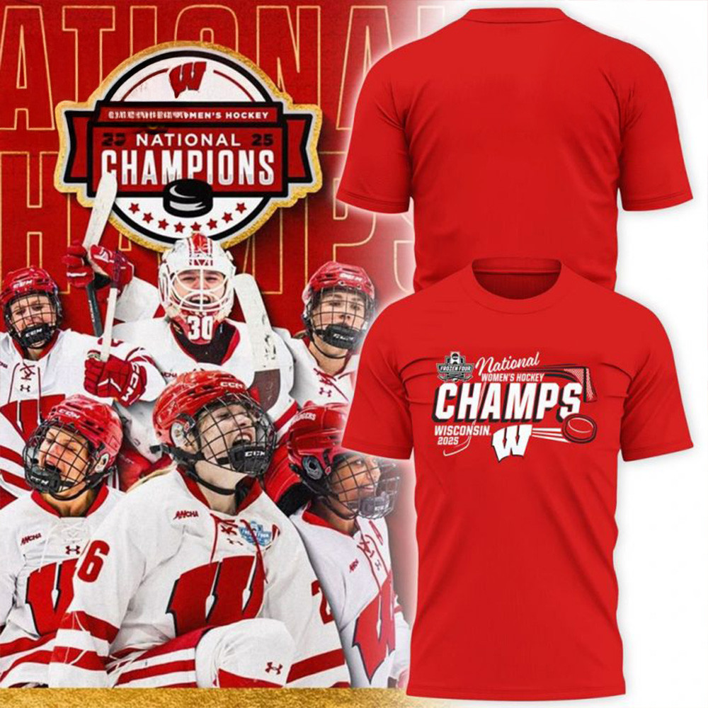 Wisconsin Women's Hockey National Champions Shirt Best Mother's Day From For Daughter
