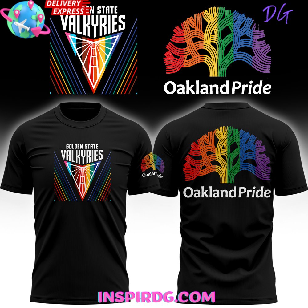 WNBA Golden State Valkyries Oakland Pride Black T-Shirt Gift For Sport Music Fans