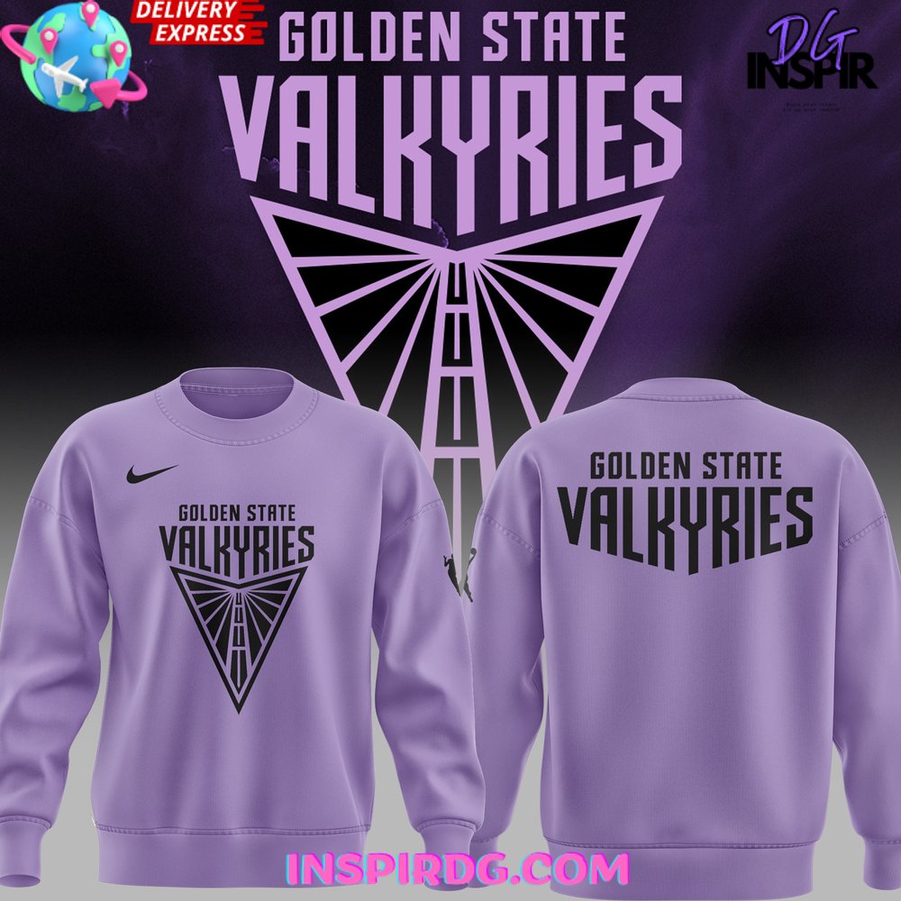 WNBA Golden State Valkyries Purple Sweatshirt Premium Merchandise