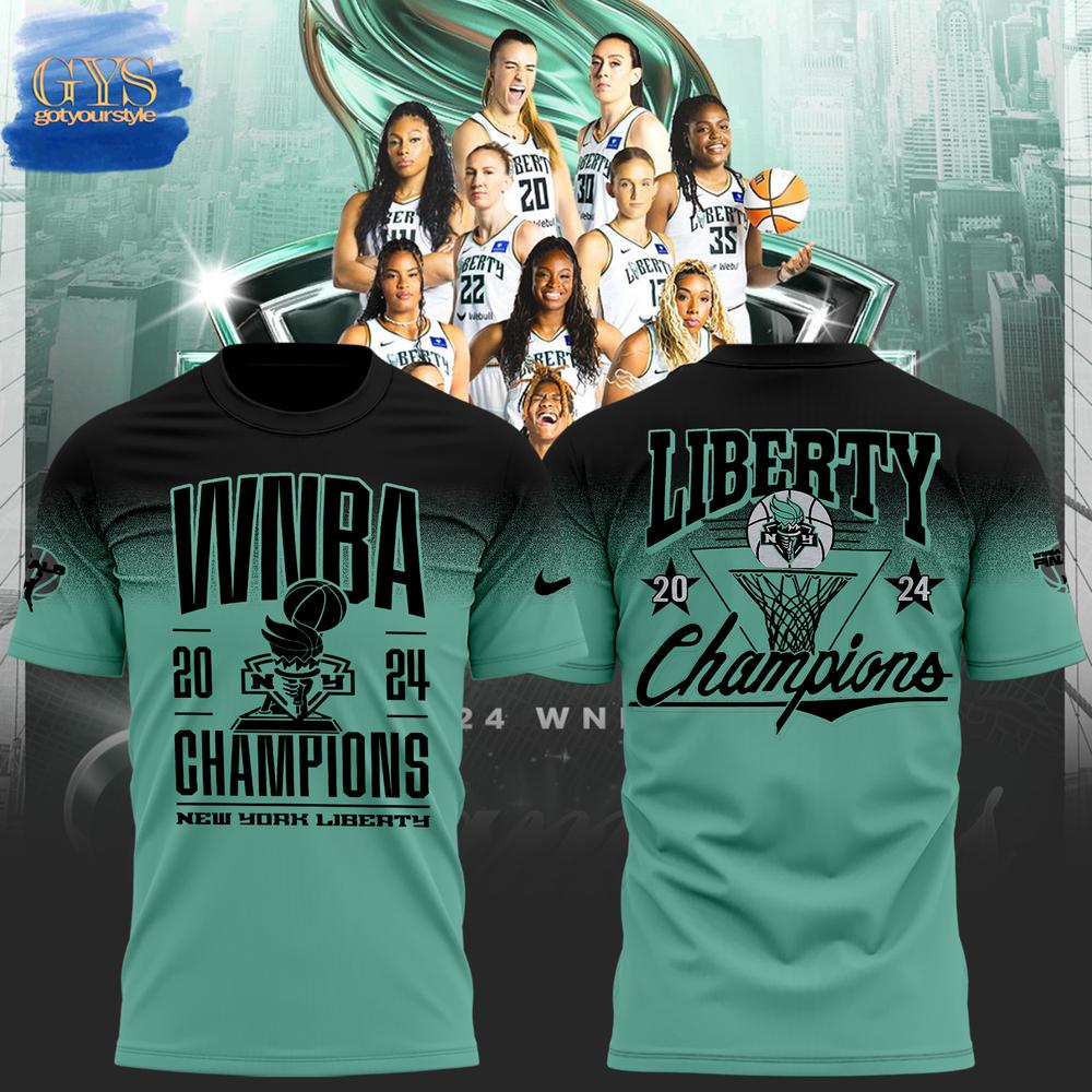 WNBA New York Liberty 2024 Champions Special Shirt