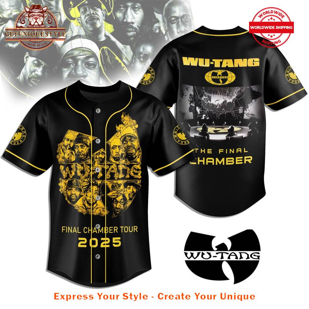 Wu-Tang Clan The Final Chambers Tour Baseball Jersey