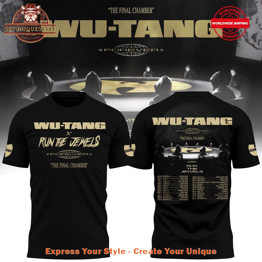 Wu-Tang Clan Tour 2025 Schedule Limited Edition T-Shirt Premium Merchandise