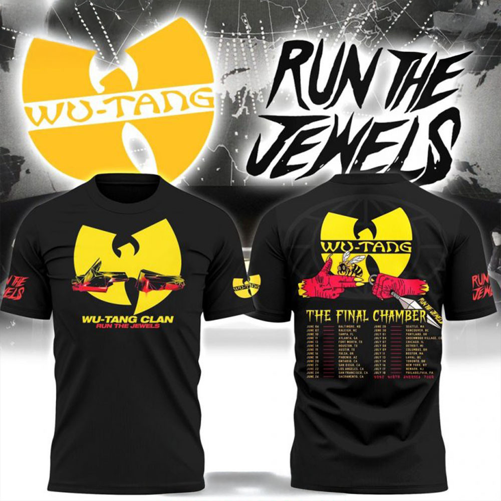 Wu Tang Forever The Final Chamber 2025 Black T-Shirt Dad Birthday Gifts