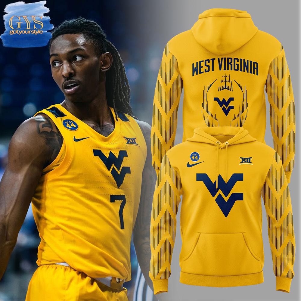 WVU Basketball Wear Yellow Limited Edition Hoodie