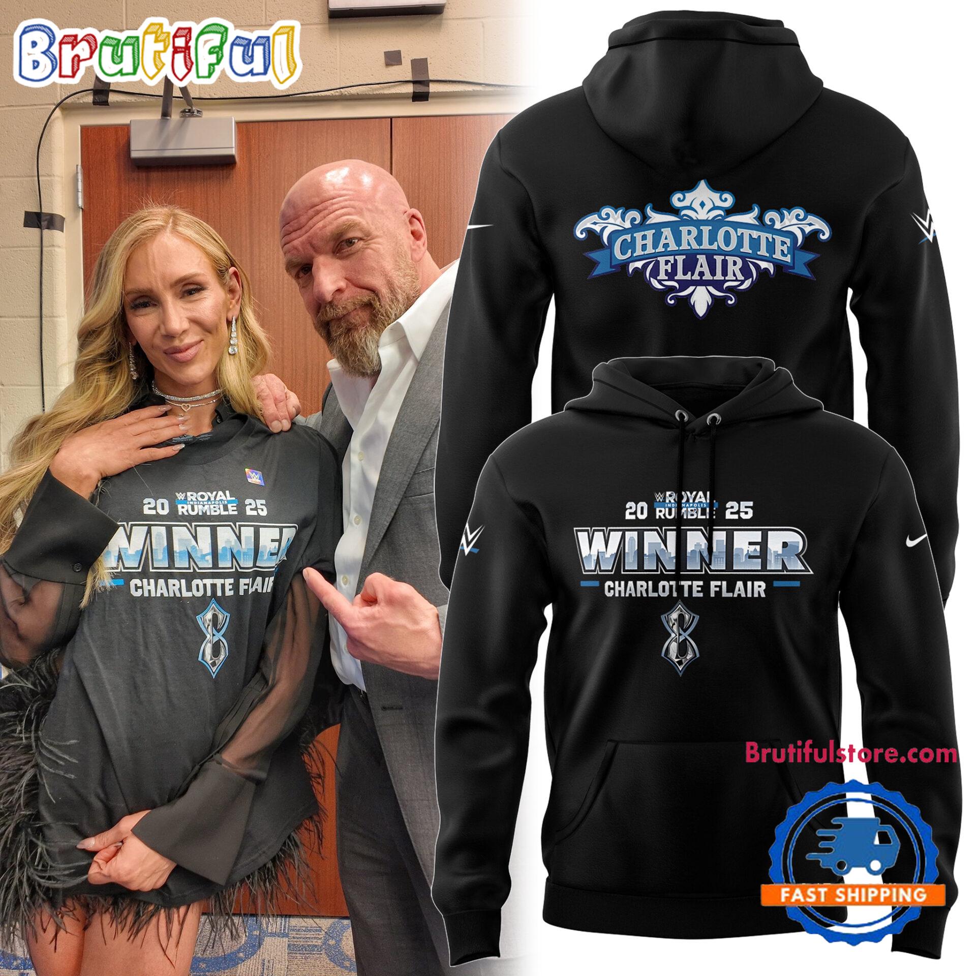 WWE Charlotte Flair 2025 Winner Limited Edition Hoodie