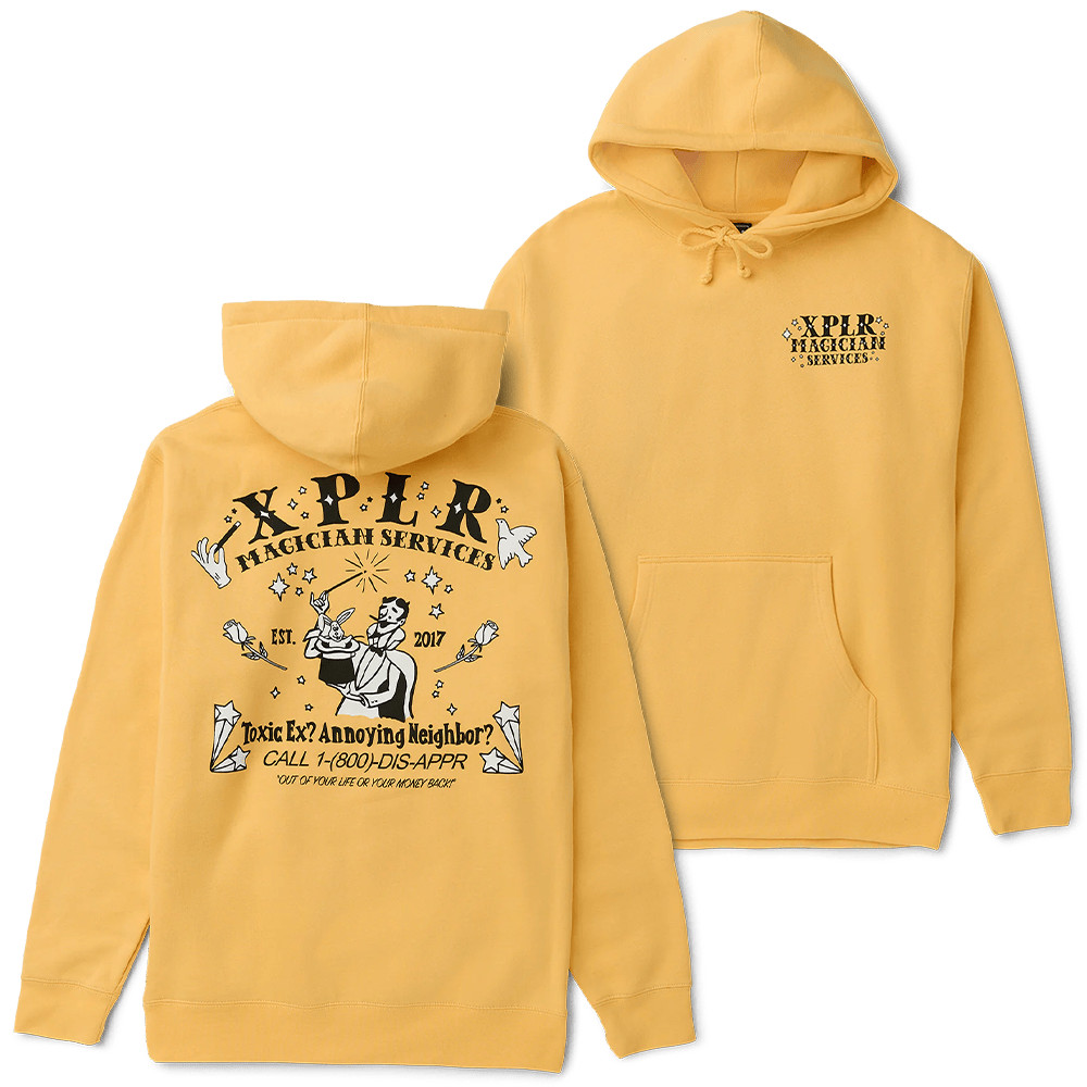 XPLR Merch Sam And Colby XPLR Magician Services Hoodie Dad Gifts For Fathers Day 2025