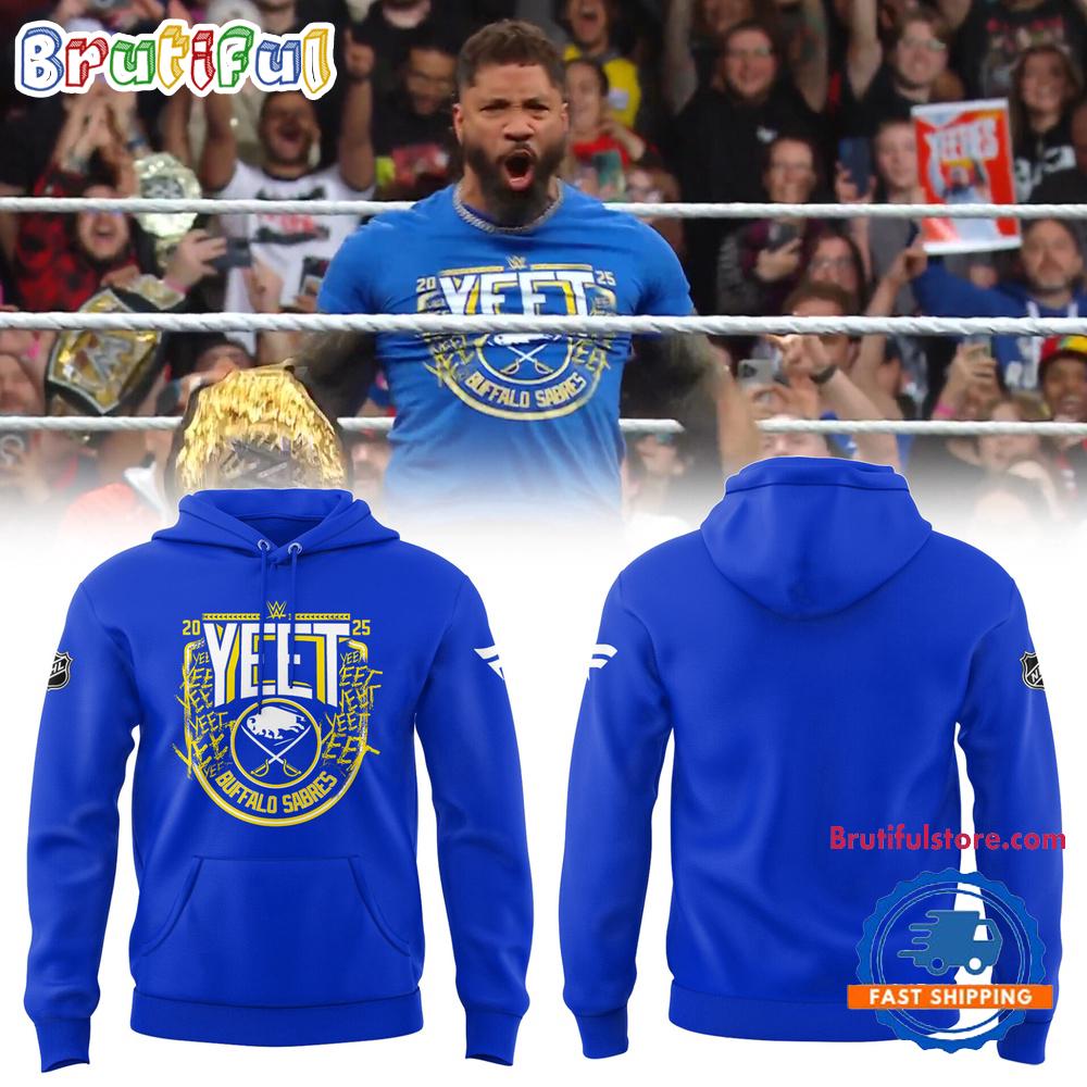 YEET x Buffalo Sabres Limited Edition 2025 All Over Print Hoodie