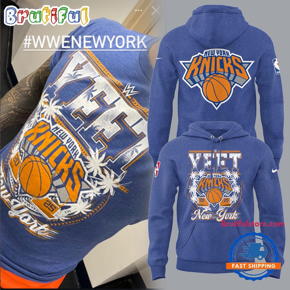 YEET x New York Knicks 3D All Over Print 2025 Hoodie