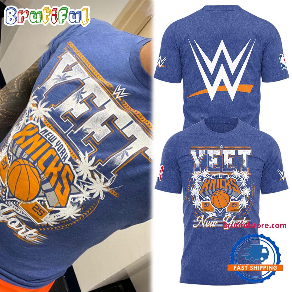 YEET x New York Knicks 3D All Over Print 2025 T-Shirt