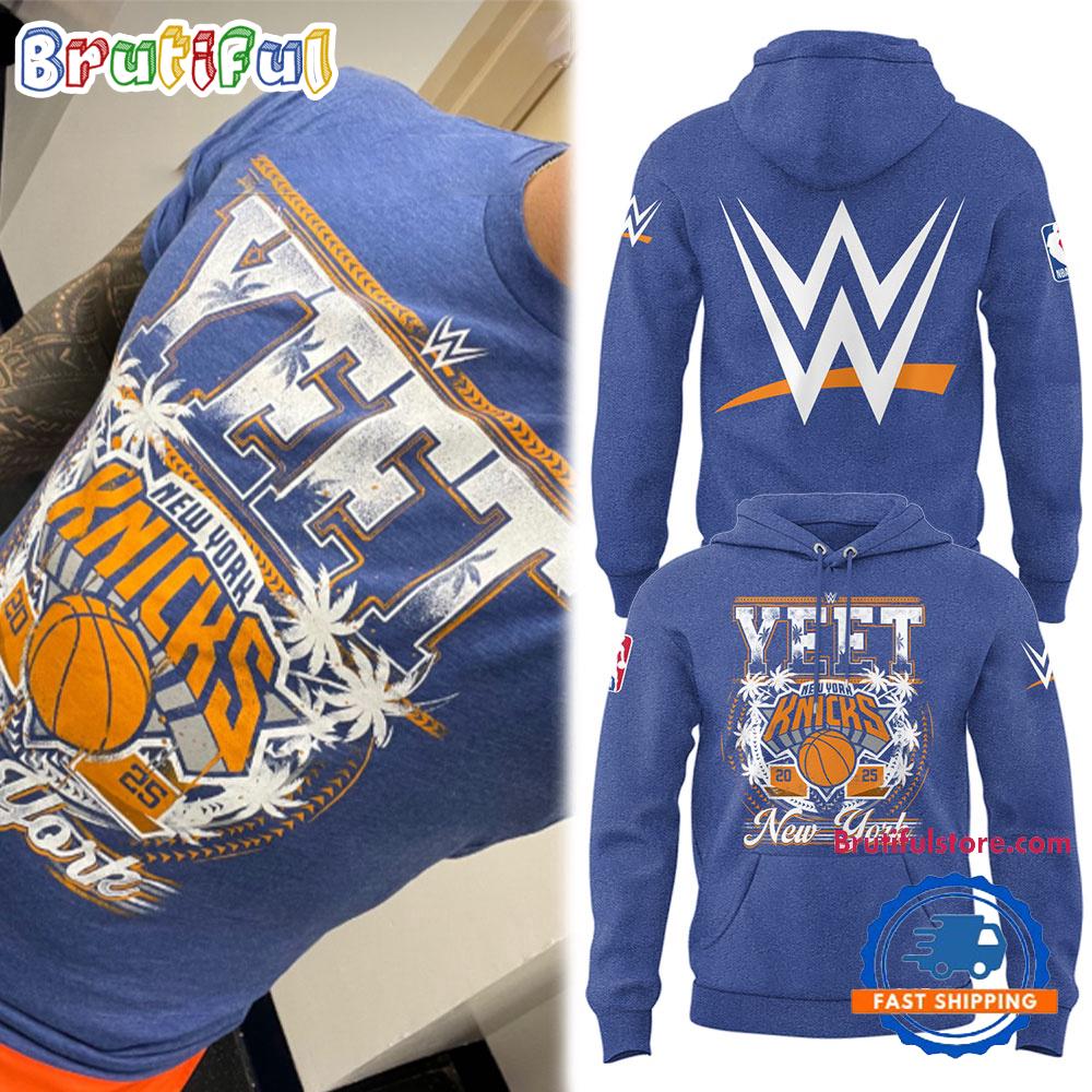 YEET x New York Knicks 3D All Over Print Limited Edition Hoodie