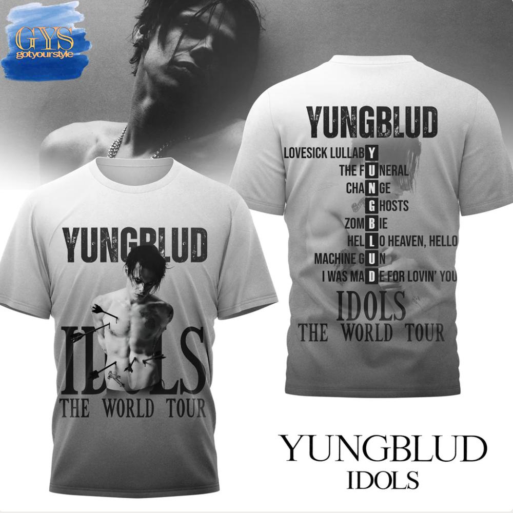 YUNGBLUD Idols The World Tour Limited Edition T-Shirt Premium Merchandise