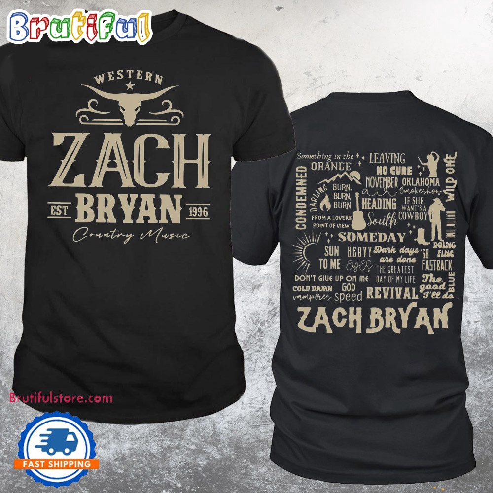 Zach Bryan Quittin Time Tour Shirt, Funny Middle Finger Bryan Shirt, Zach Retro 90s Shirt