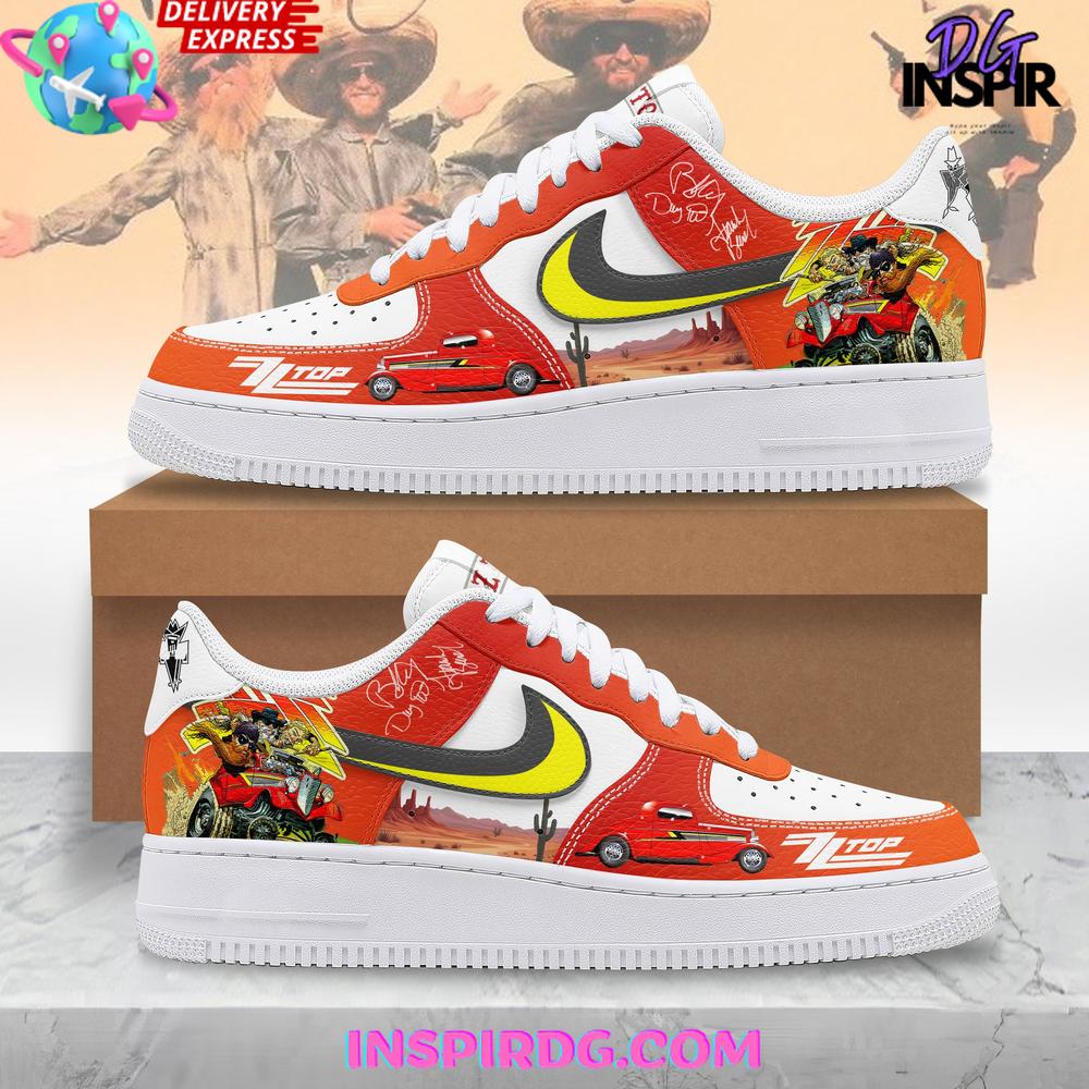 ZZ Top American Rock Band Limited Edition Air Force 1 Sneakers